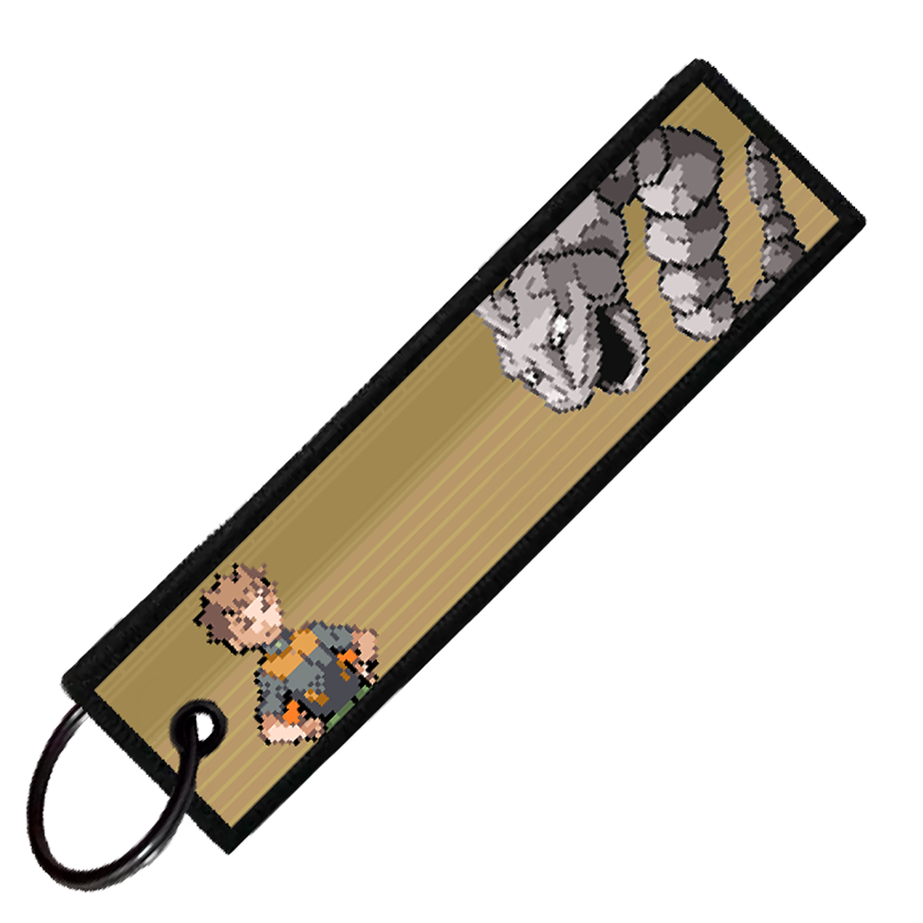 "GYM LEADER BROCK" CUSTOM KEY TAG