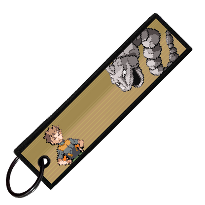 "GYM LEADER BROCK" CUSTOM KEY TAG