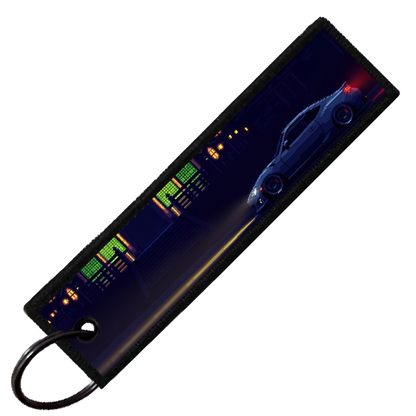 "BRZ PIXEL SIDE PROFILES" CUSTOM KEY TAG