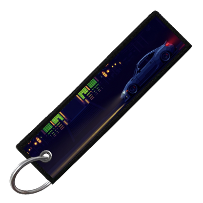 "BRZ PIXEL SIDE PROFILES" CUSTOM KEY TAG