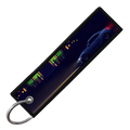 "BRZ PIXEL SIDE PROFILES" CUSTOM KEY TAG