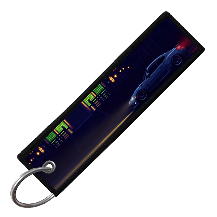 "BRZ PIXEL SIDE PROFILES" CUSTOM KEY TAG