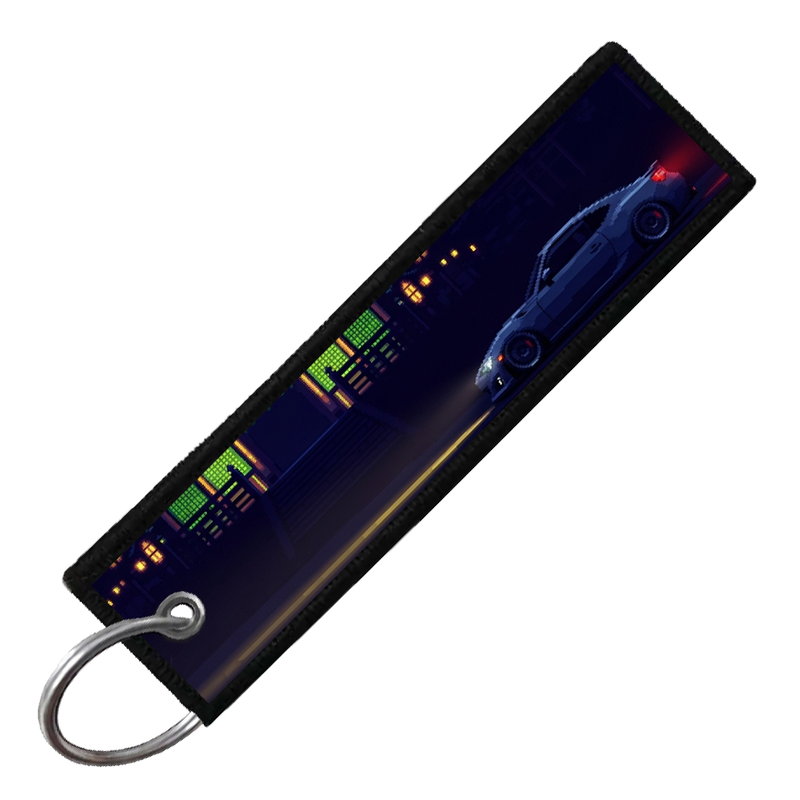 "BRZ PIXEL SIDE PROFILES" CUSTOM KEY TAG