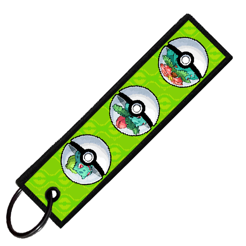 "BULBASAUR POKEBALL EVO" CUSTOM KEY TAG