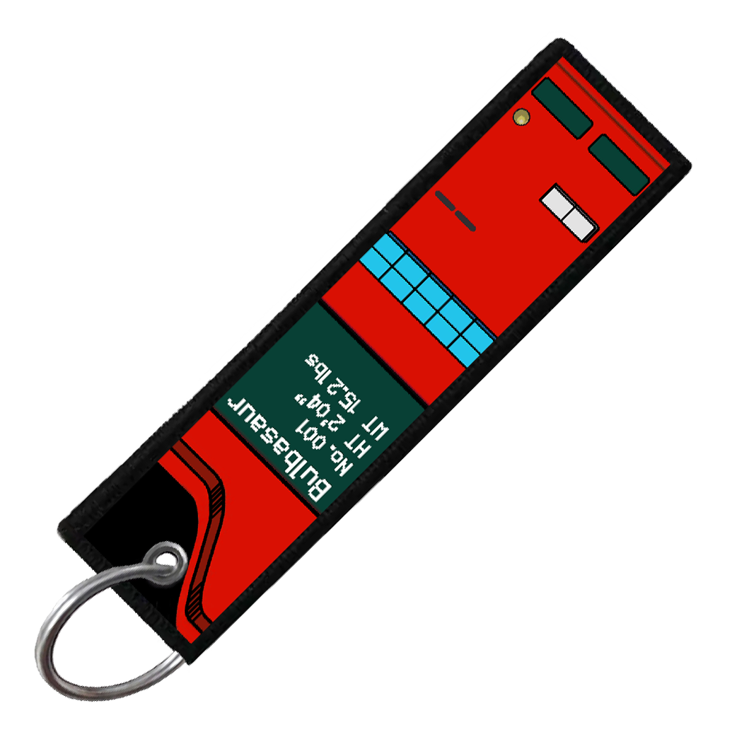 "BULBASAUR POKEDEX" CUSTOM KEY TAG