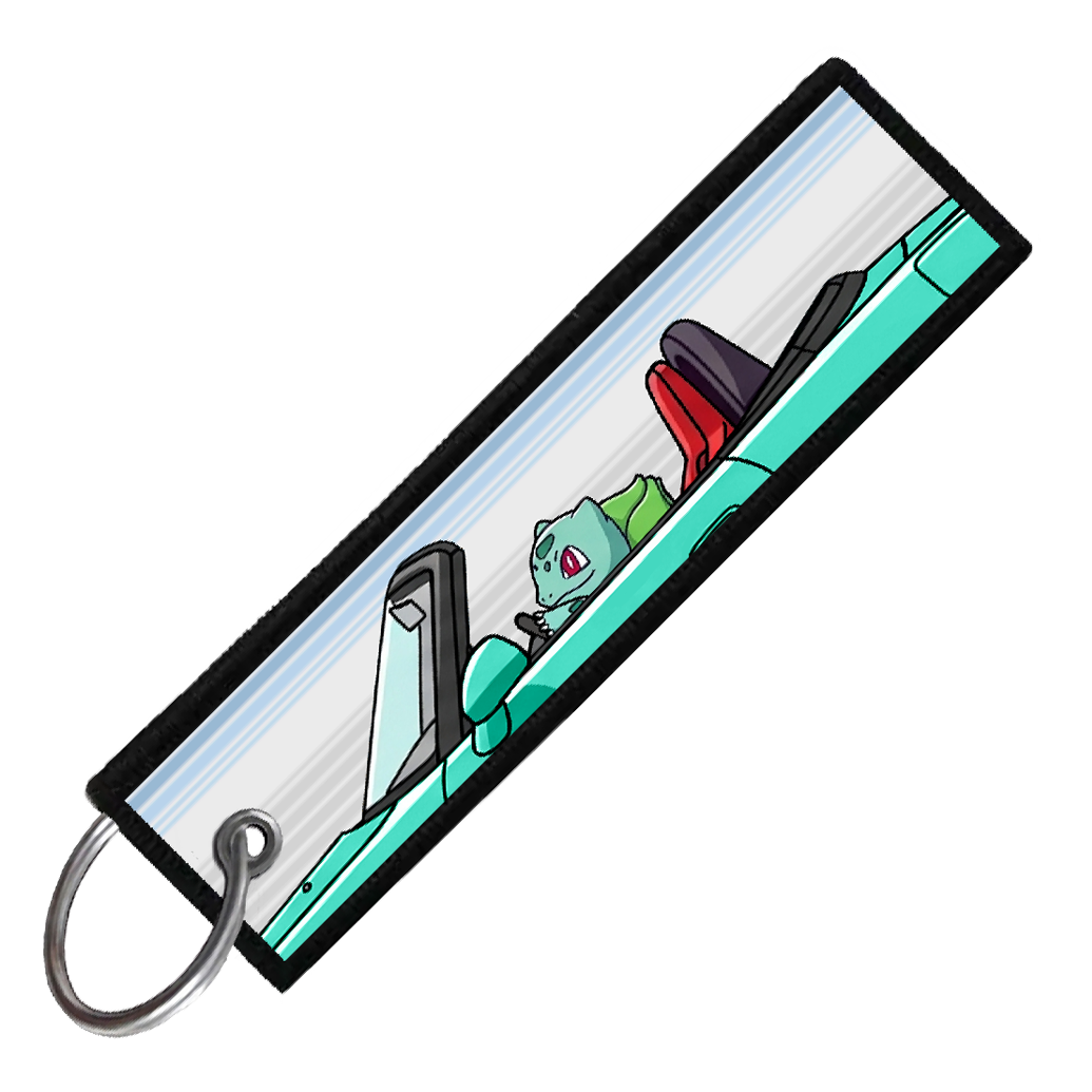 "BULBASAUR CRUISER" CUSTOM KEY TAG