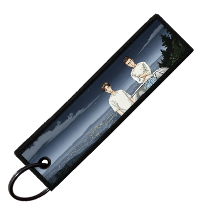 "BUNTA AND TAKUMI ICONS" CUSTOM KEY TAG