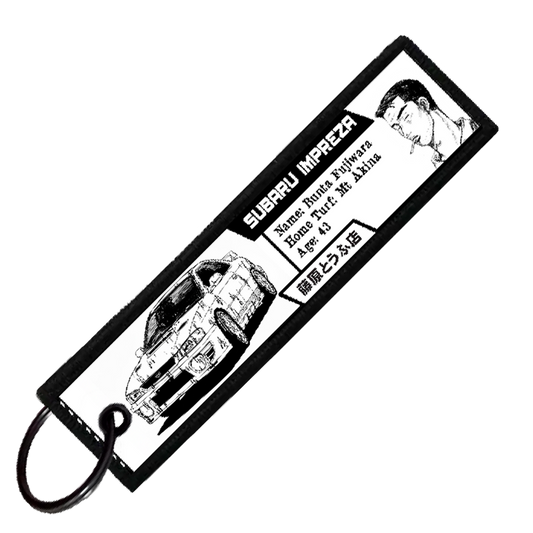 "BUNTA DRIVER STATS" CUSTOM KEY TAG