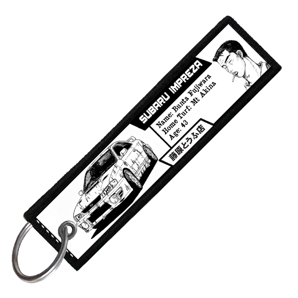 "BUNTA DRIVER STATS" CUSTOM KEY TAG