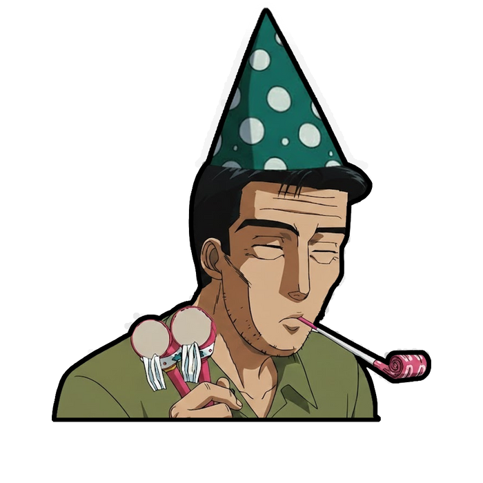 "BUNTA BIRTHDAY" WINDOW PEEKER