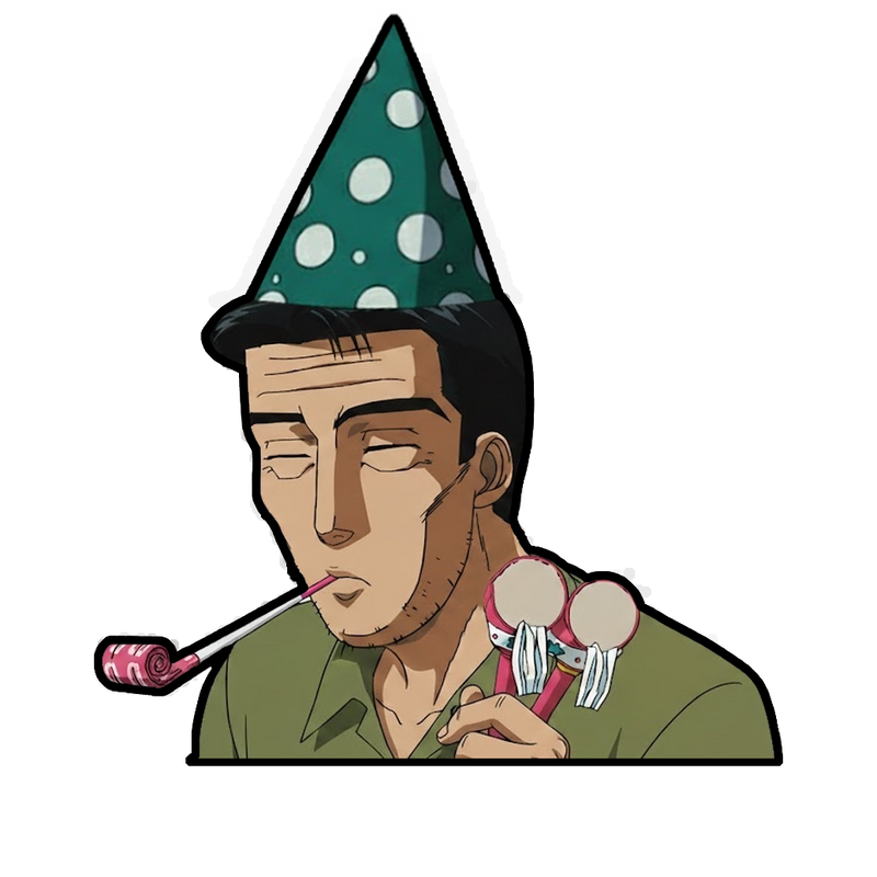 "BUNTA BIRTHDAY" WINDOW PEEKER