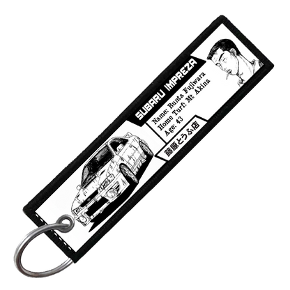 "BUNTA DRIVER STATS" CUSTOM KEY TAG