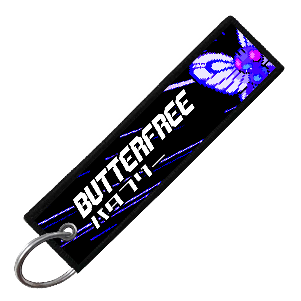"JAPANESE BUTTERFREE" CUSTOM KEY TAG