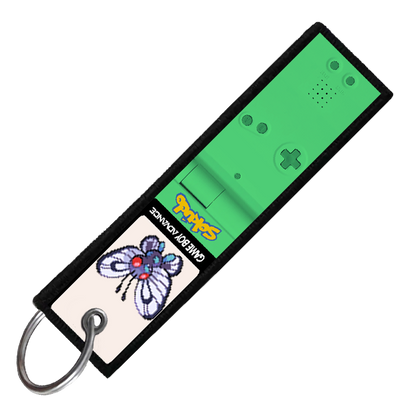 "BUTTERFREE GAMEBOY" CUSTOM KEY TAG