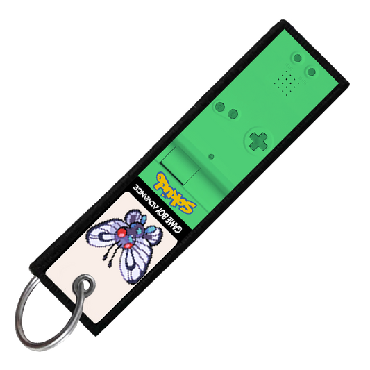 "BUTTERFREE GAMEBOY" CUSTOM KEY TAG