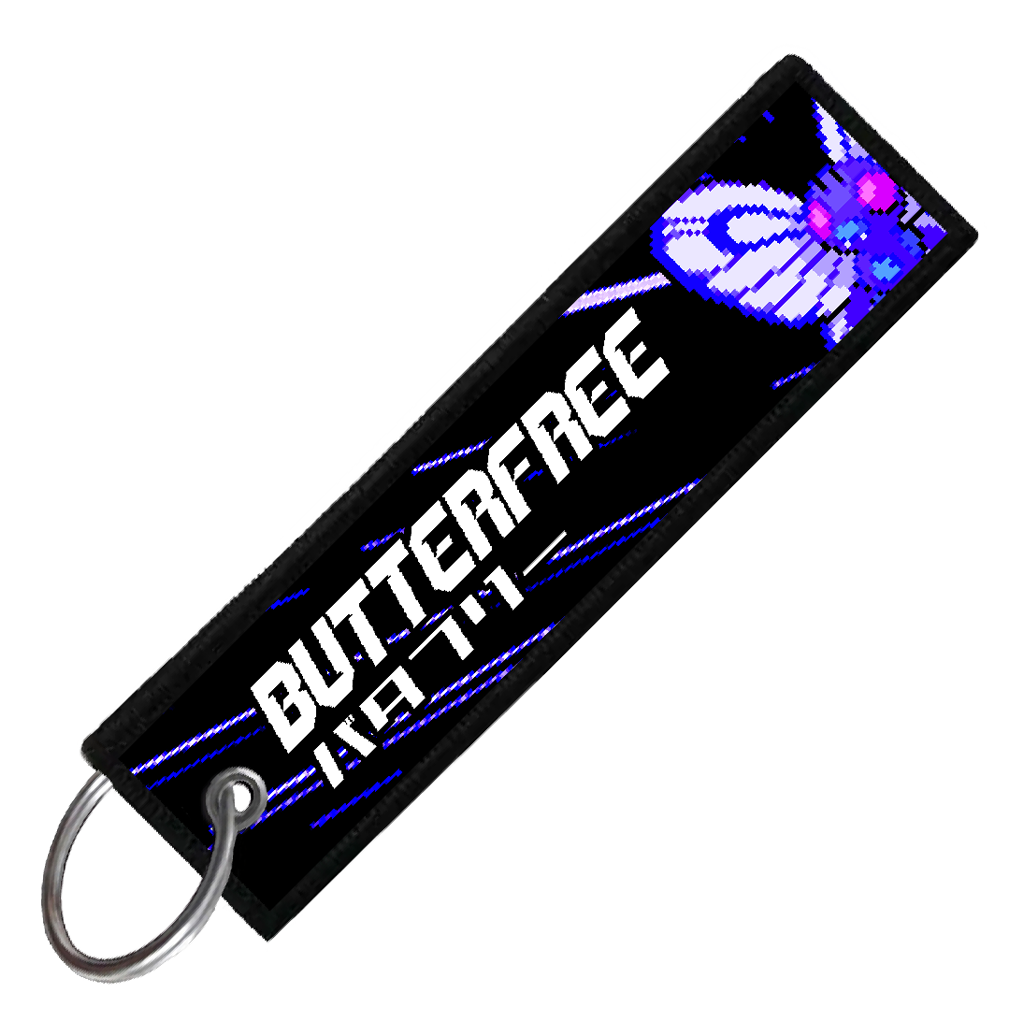 "JAPANESE BUTTERFREE" CUSTOM KEY TAG