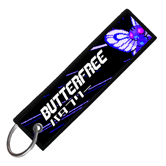 "JAPANESE BUTTERFREE" CUSTOM KEY TAG