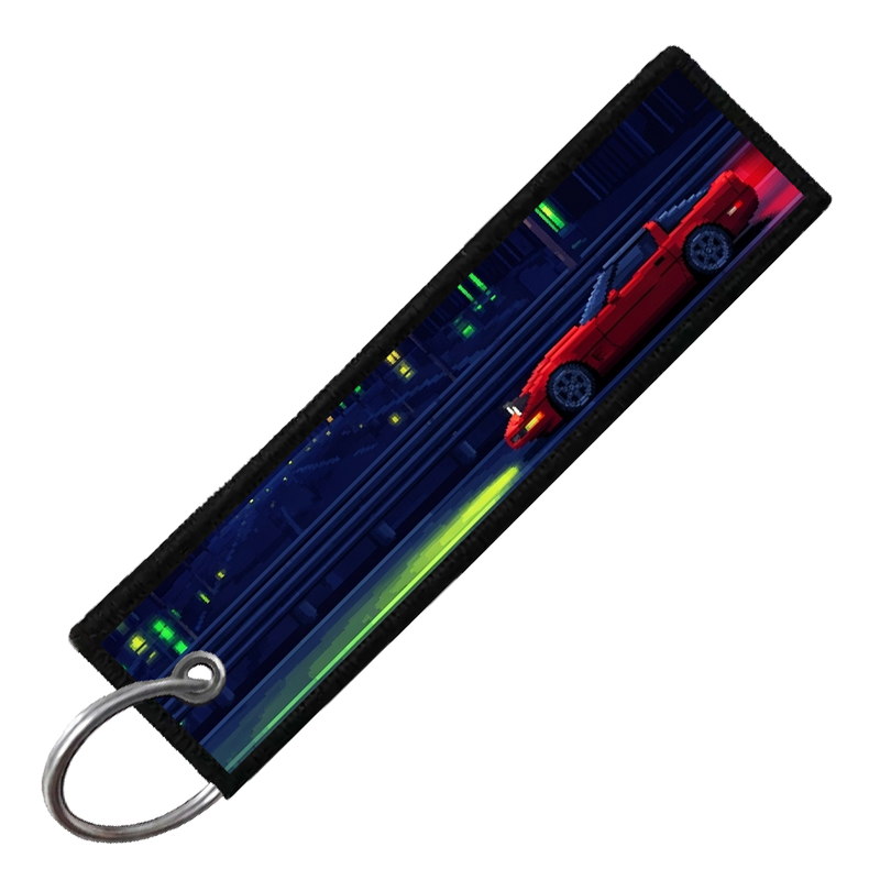 "C4 PIXEL SIDE PROFILES" CUSTOM KEY TAG