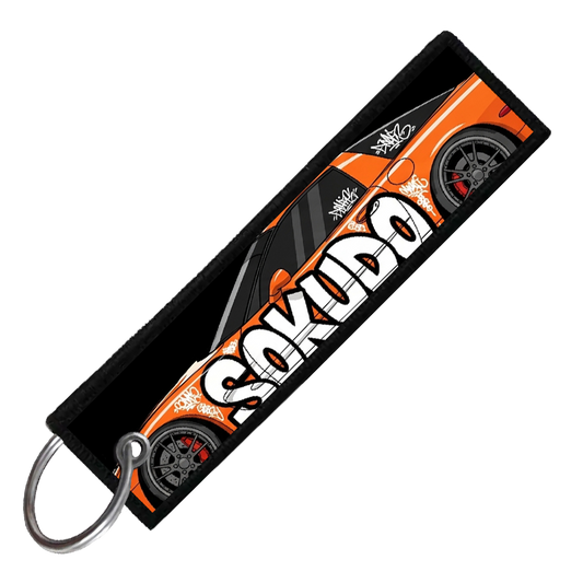 "CORVETTE C5 GRAFFITI GARAGE" Custom Key Tag