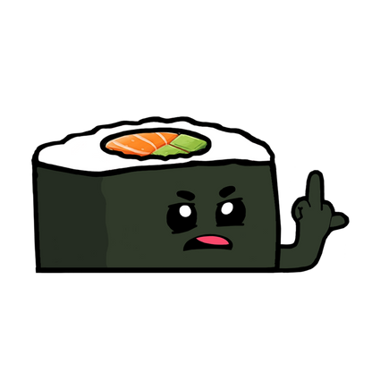 "CALIFORNIA ROLL" SUSHI WINDOW PEEKERS