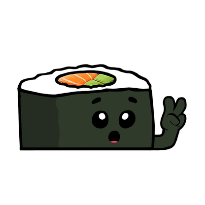 "CALIFORNIA ROLL" SUSHI WINDOW PEEKERS