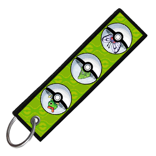 "CATERPIE POKEBALL EVO" CUSTOM KEY TAG