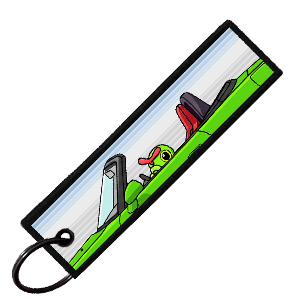 "CATERPIE CRUISER" CUSTOM KEY TAG