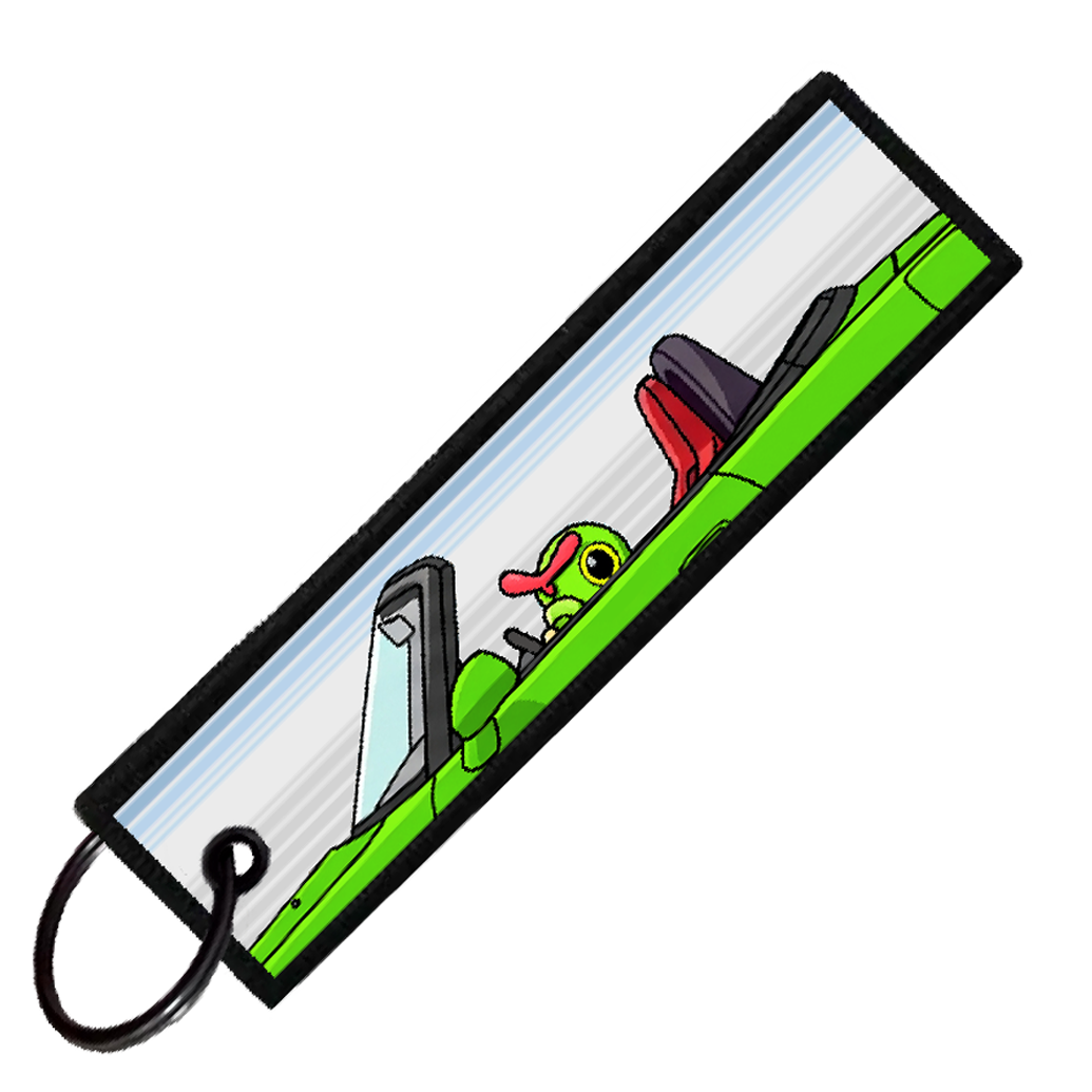 "CATERPIE CRUISER" CUSTOM KEY TAG