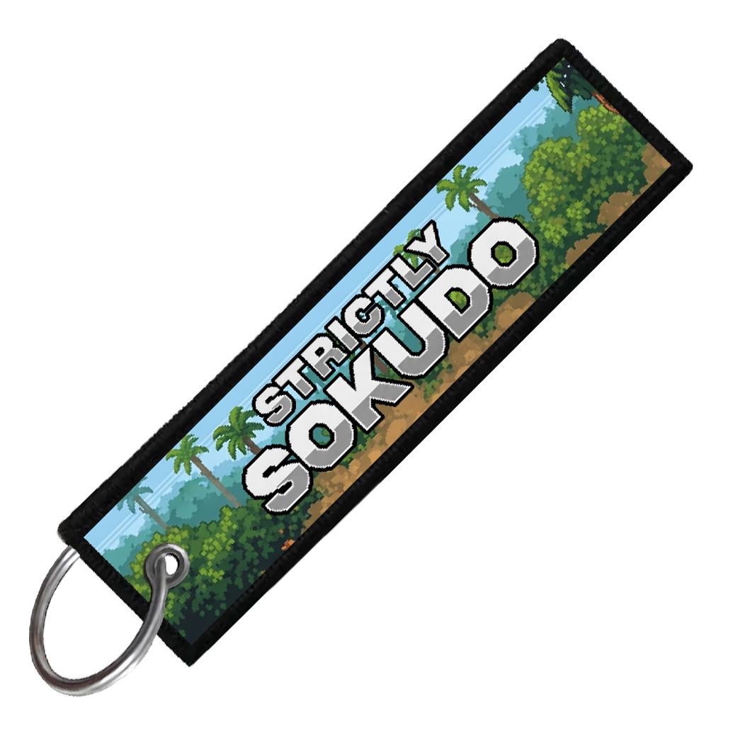 "CELICA GTS 8-BIT RALLY" CUSTOM KEY TAG