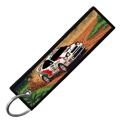 "CELICA GTS 8-BIT RALLY" CUSTOM KEY TAG