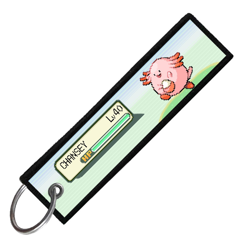 "CHANSEY BATTLE ENCOUNTER" CUSTOM KEY TAG