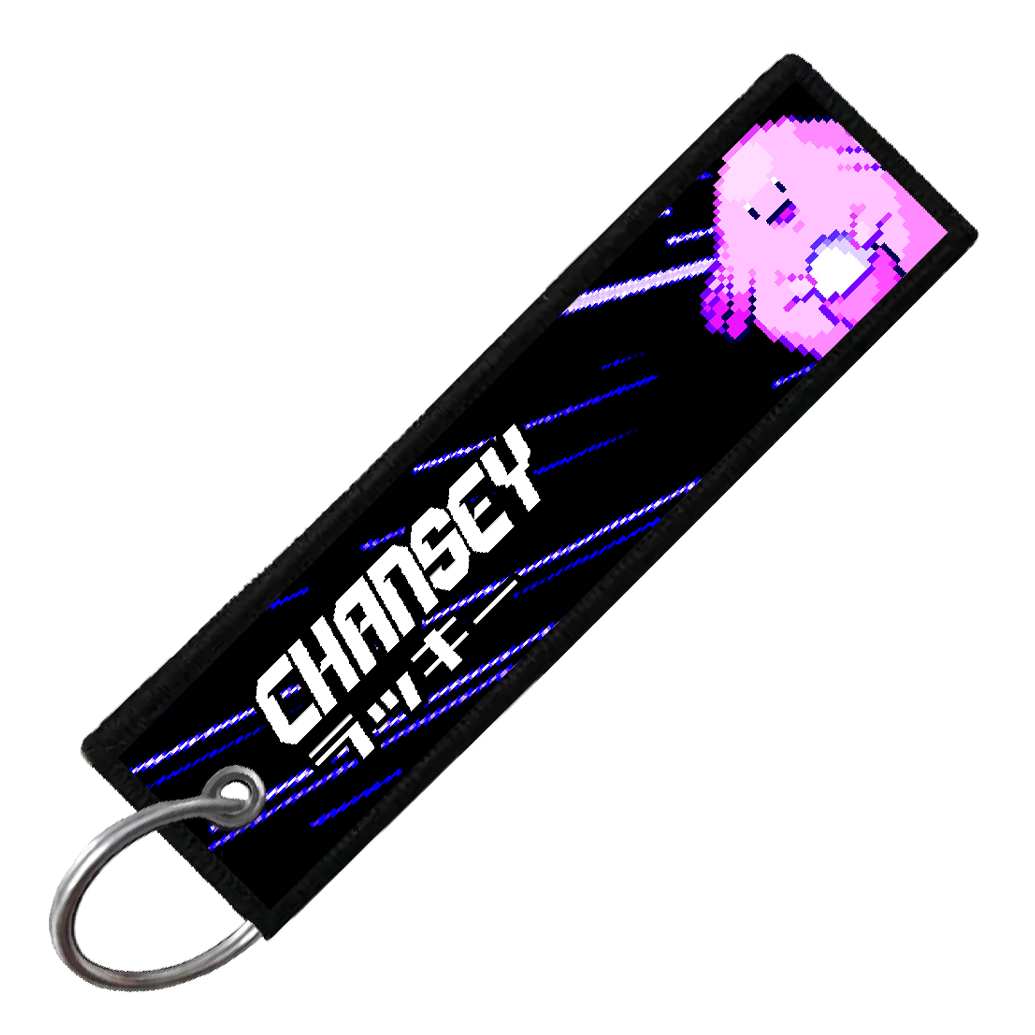 "JAPANESE CHANSEY" CUSTOM KEY TAG