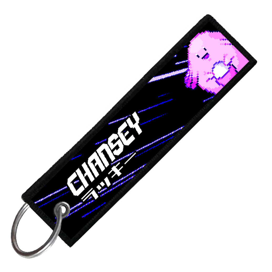 "JAPANESE CHANSEY" CUSTOM KEY TAG