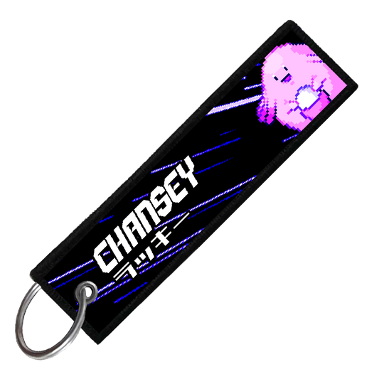 "JAPANESE CHANSEY" CUSTOM KEY TAG