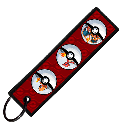 "CHARMANDER POKEBALL EVO" CUSTOM KEY TAG