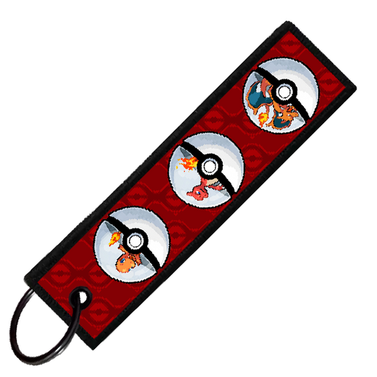 "CHARMANDER POKEBALL EVO" CUSTOM KEY TAG