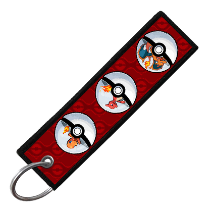"CHARMANDER POKEBALL EVO" CUSTOM KEY TAG