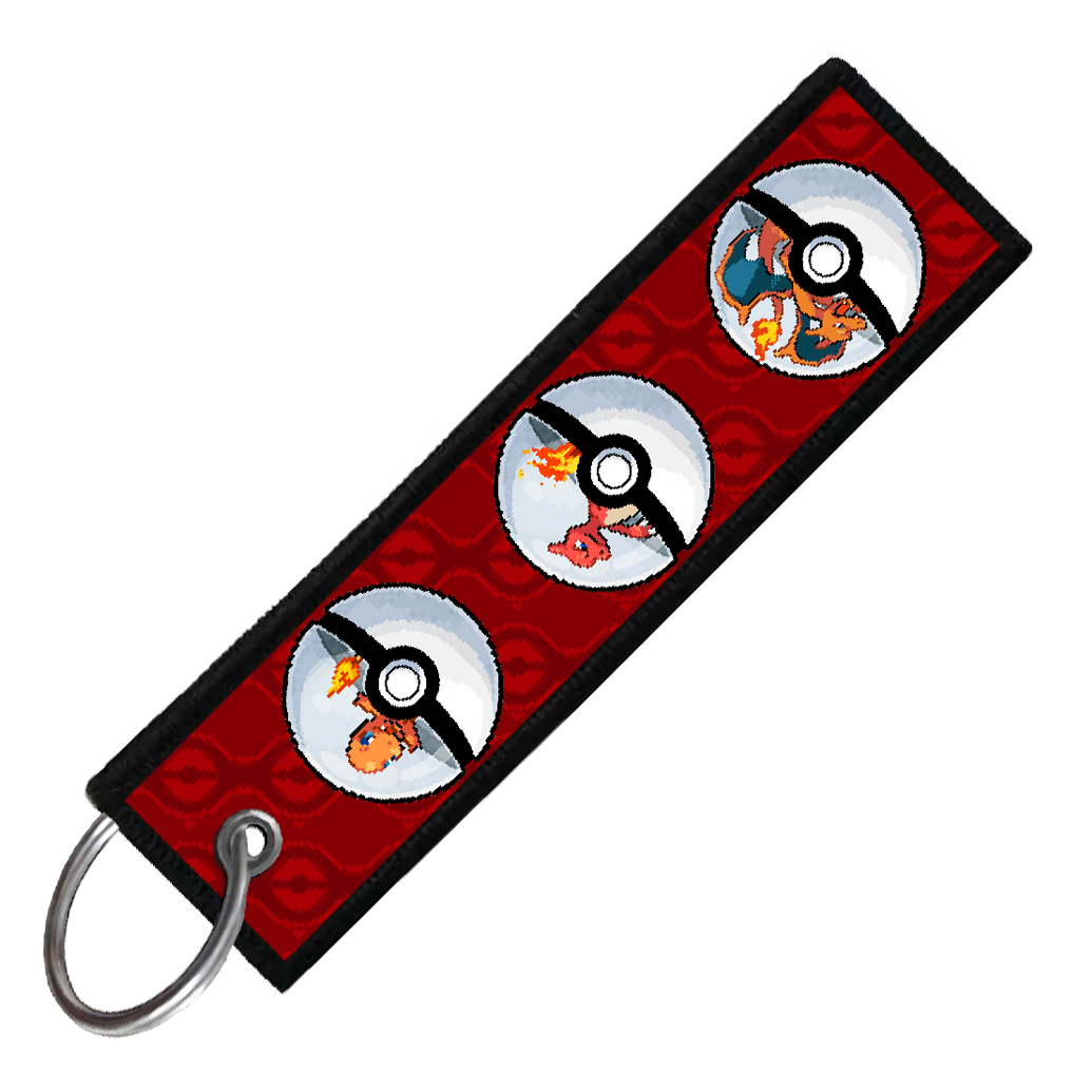 "CHARMANDER POKEBALL EVO" CUSTOM KEY TAG