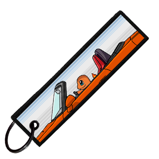 "CHARMANDER CRUISER" CUSTOM KEY TAG