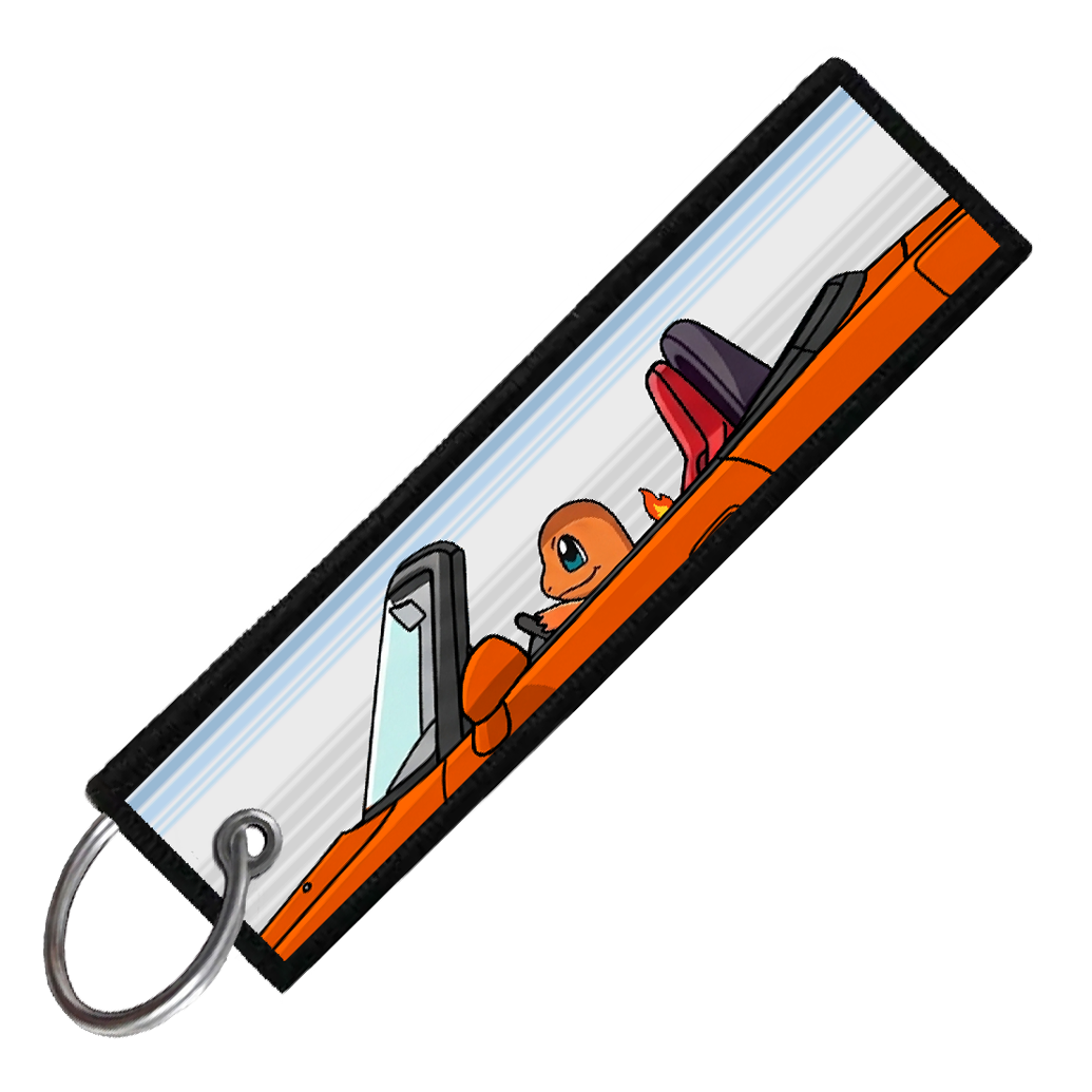 "CHARMANDER CRUISER" CUSTOM KEY TAG