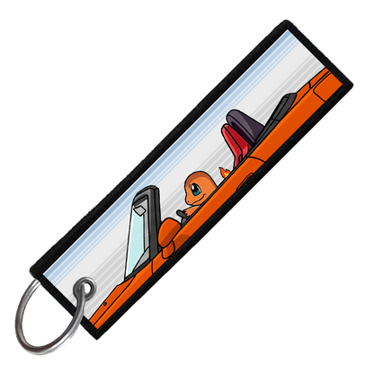 "CHARMANDER CRUISER" CUSTOM KEY TAG