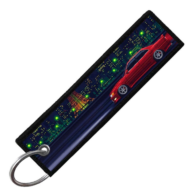 "CHASER PIXEL SIDE PROFILES" CUSTOM KEY TAG