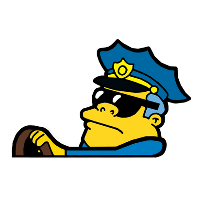 "CHIEF WIGGINS" SIMPSON MOBBIN PEEKER