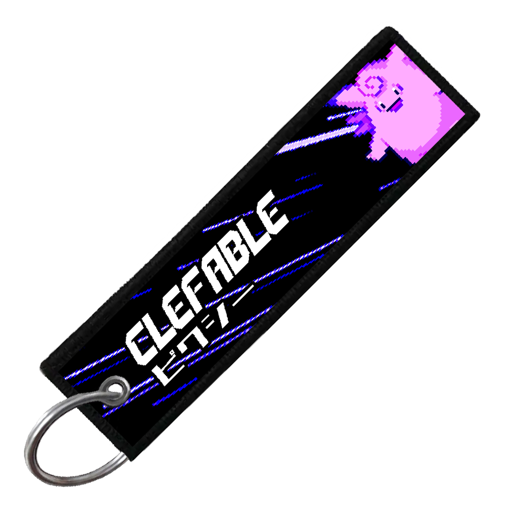 "JAPANESE CLEFABLE" CUSTOM KEY TAG