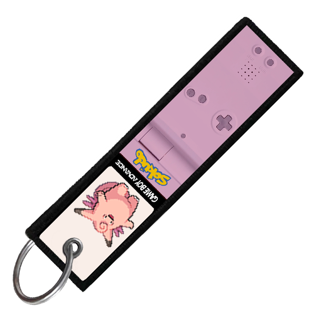 "CLEFABLE GAMEBOY" CUSTOM KEY TAG