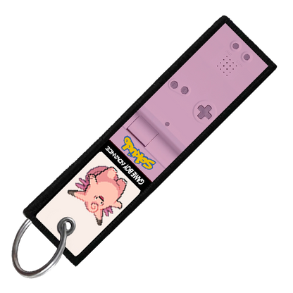 "CLEFABLE GAMEBOY" CUSTOM KEY TAG