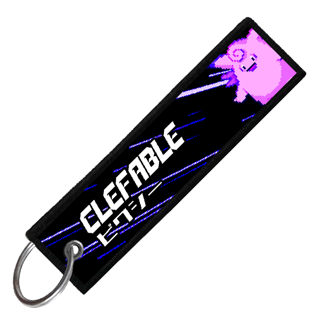 "JAPANESE CLEFABLE" CUSTOM KEY TAG