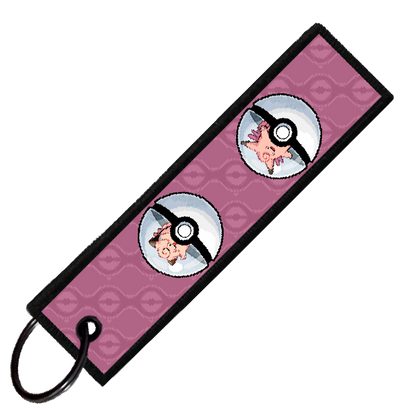 "CLEFAIRY POKEBALL EVO" CUSTOM KEY TAG