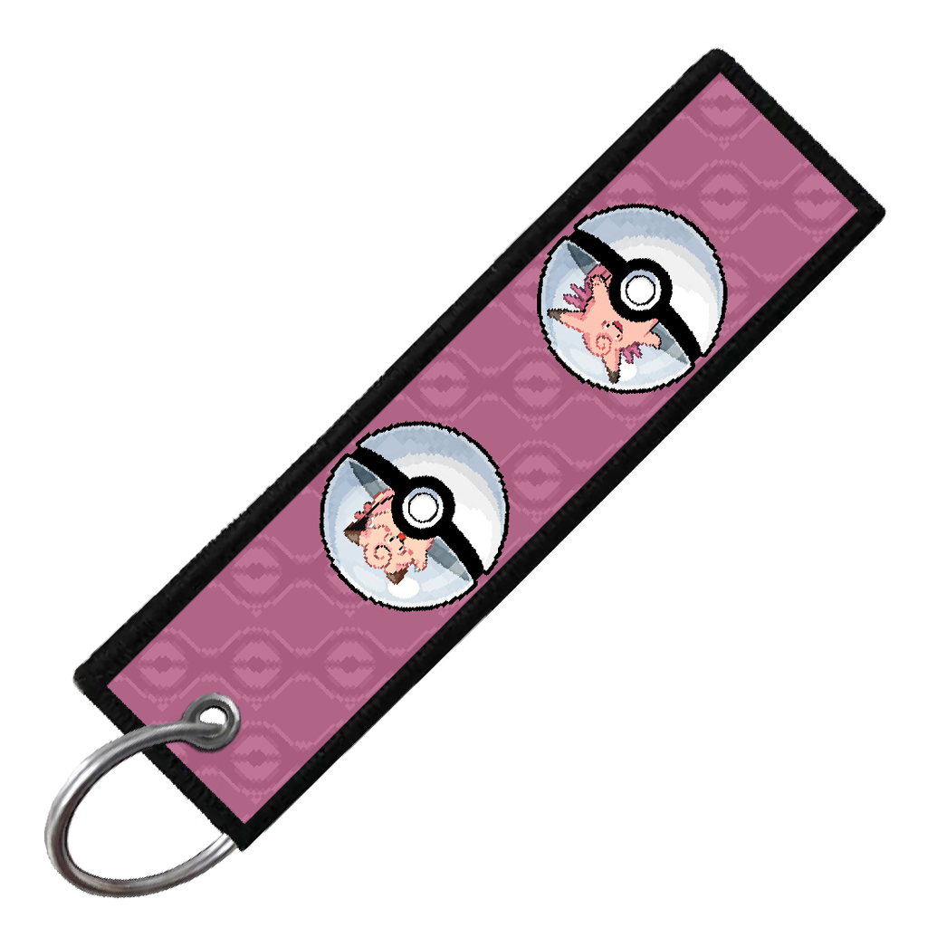 "CLEFAIRY POKEBALL EVO" CUSTOM KEY TAG