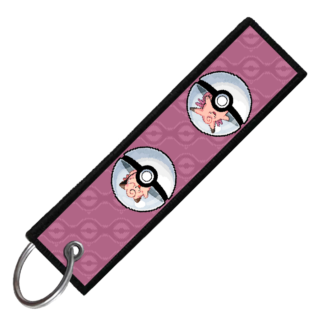 "CLEFAIRY POKEBALL EVO" CUSTOM KEY TAG
